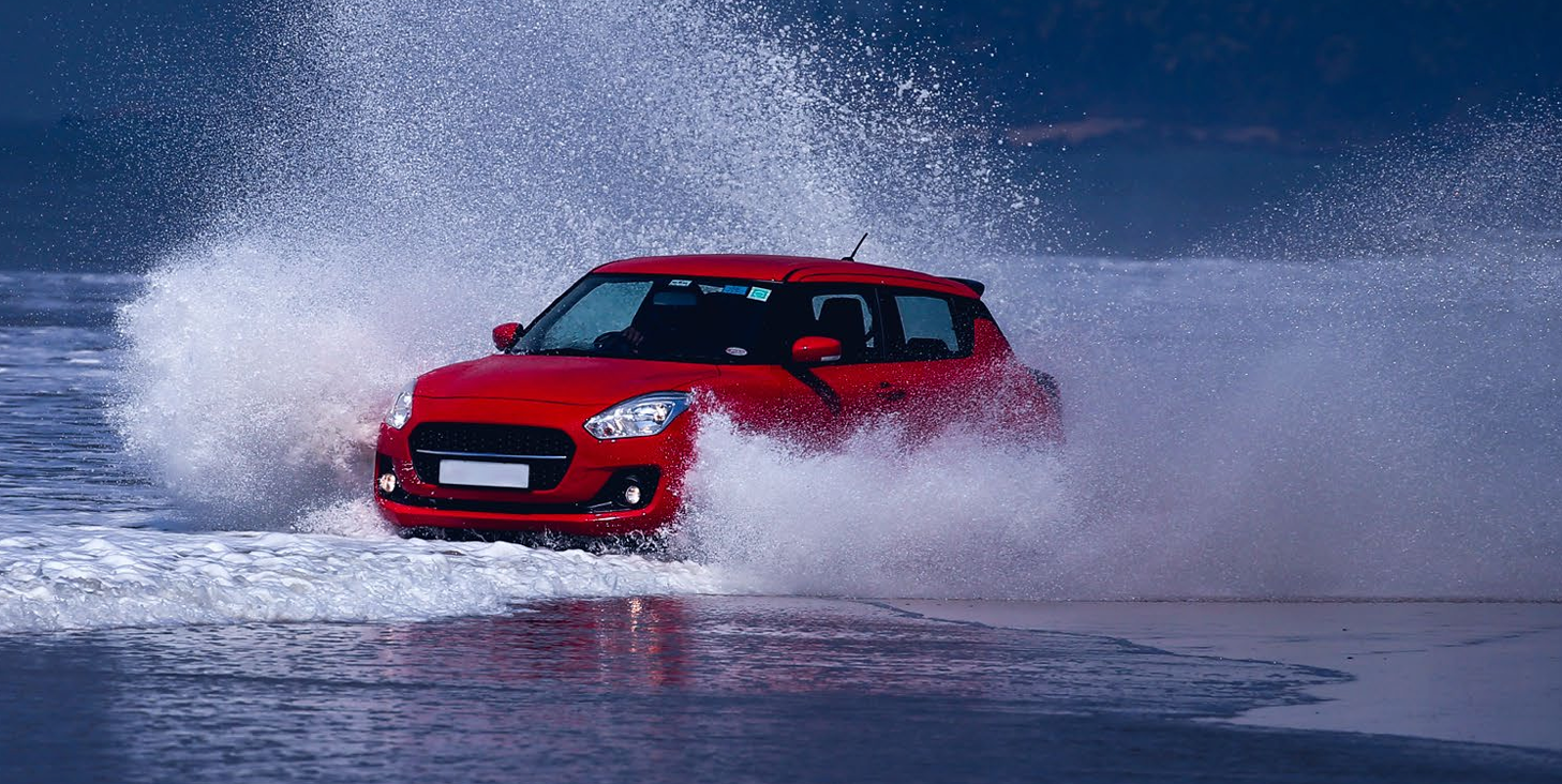 India's longest drive-in beach at Muzhappilangad
