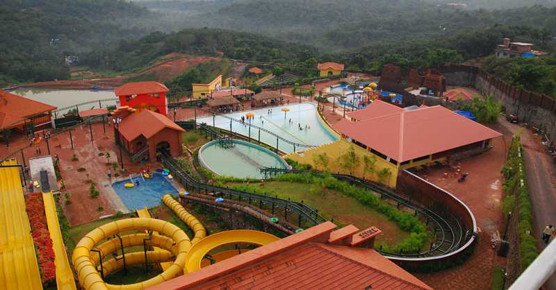 Thrilling slides at Vismaya Water Theme Park